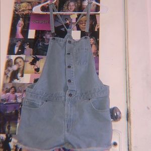 Blue Denim Overalls